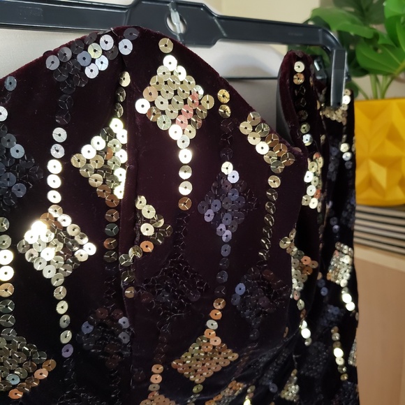 VINTAGE Sequins Mini Dress Size Small - Picture 1 of 14